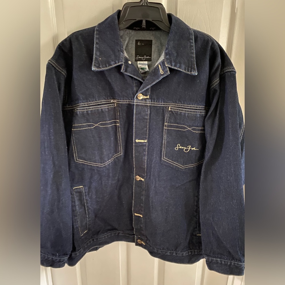 Sean John Denim Vintage Farmer Jacket
